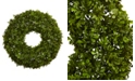 Nearly Natural 22" Boxwood Wreath